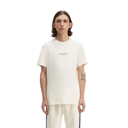Fred Perry T-shirt T-shirt Uomo Embroidered girocollo S P25 - FRED PERRYM4580 - F79 - S - Francavilla Moda